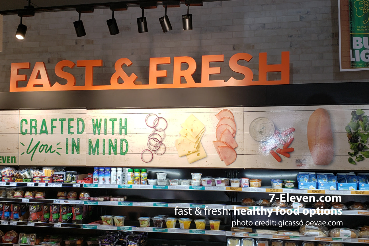 7 eleven fast and fresh healthy food options