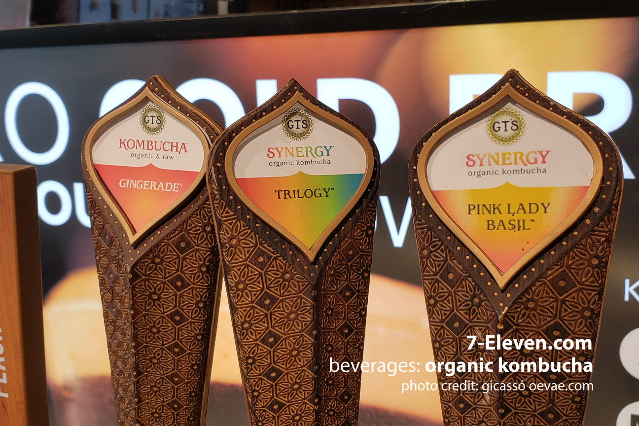 beverages organic kombucha on tap 7 eleven evolution store dallas texas