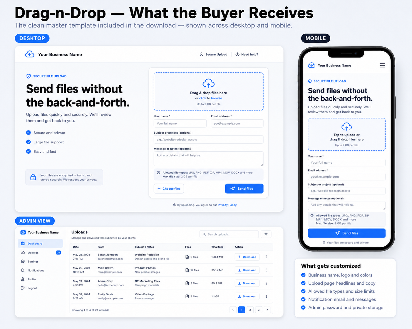 Preview image for Drag-n-Drop File Upload