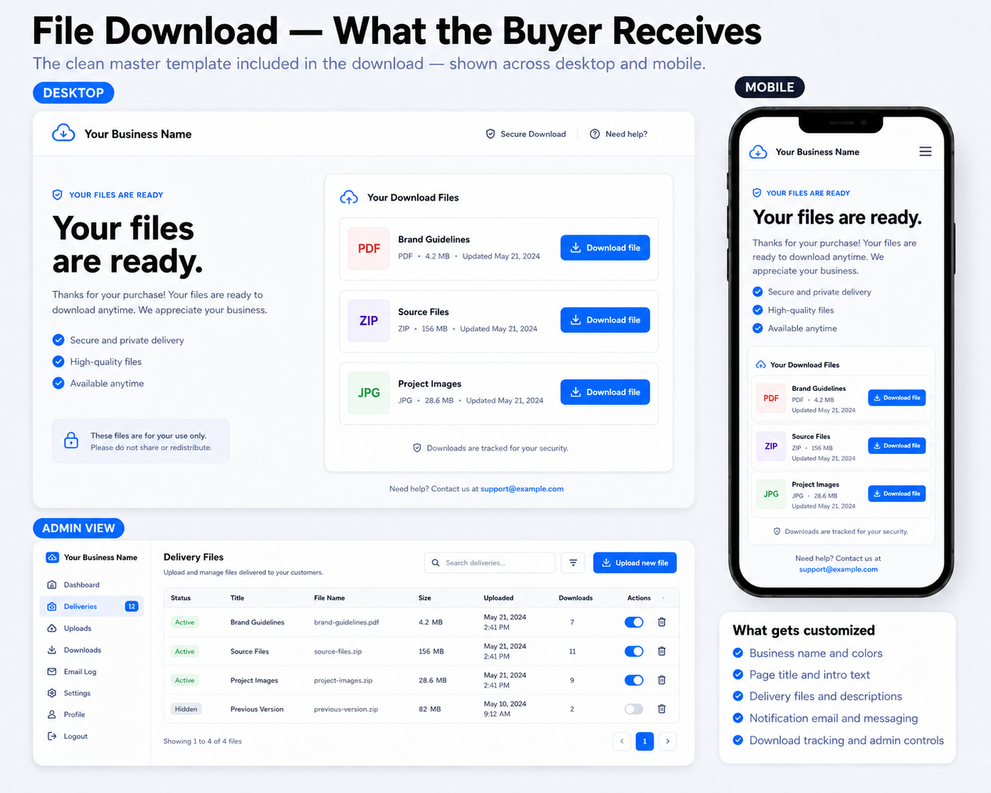 Preview image for File Download Manager