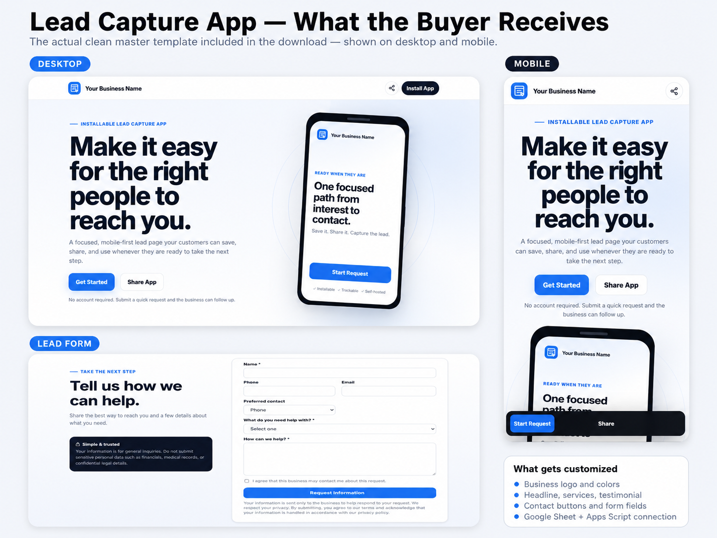 Preview image for Lead Capture App