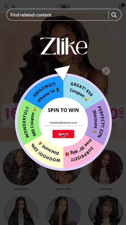 Zlike High Quality Human Hair Wigs