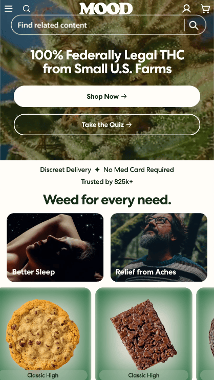 100% MOOD Federally Legal THC on Small US Farms